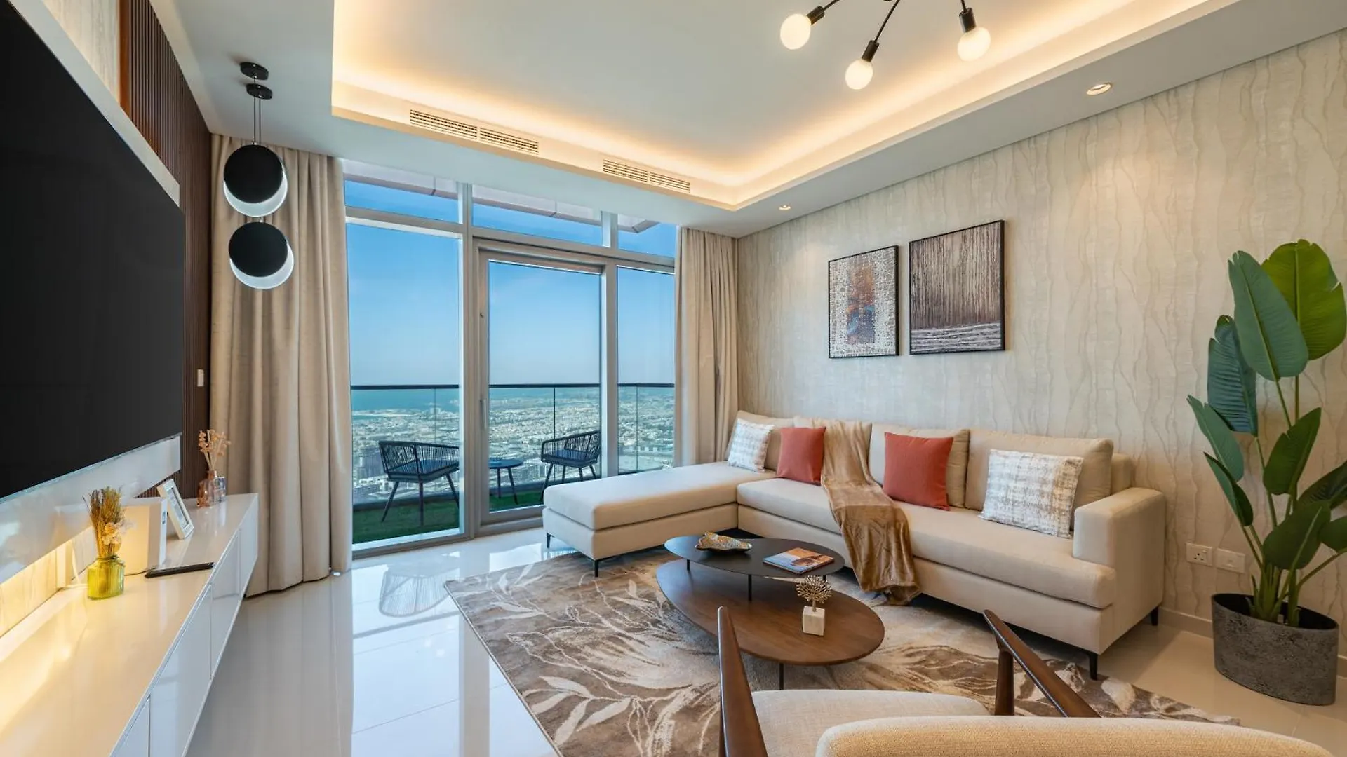 3 Bedroom - Pool Access - 7 Mins To Dubai Mall - Sun Set View 아파트